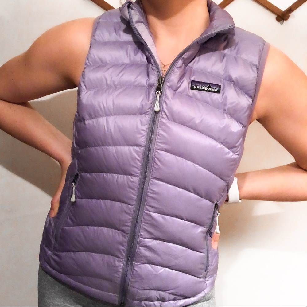 Patagonia Down Purple Puffer Vest M